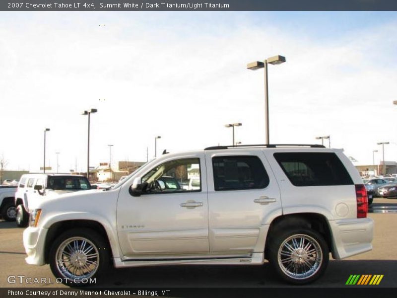 Summit White / Dark Titanium/Light Titanium 2007 Chevrolet Tahoe LT 4x4