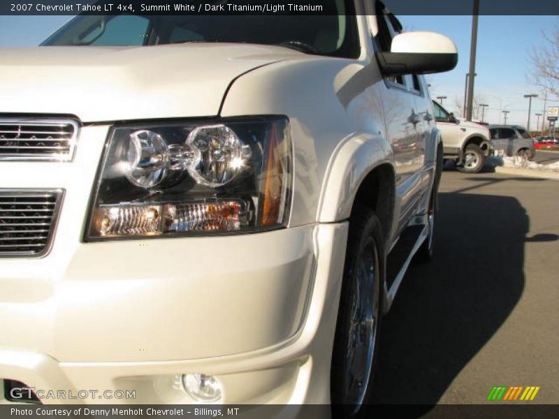 Summit White / Dark Titanium/Light Titanium 2007 Chevrolet Tahoe LT 4x4