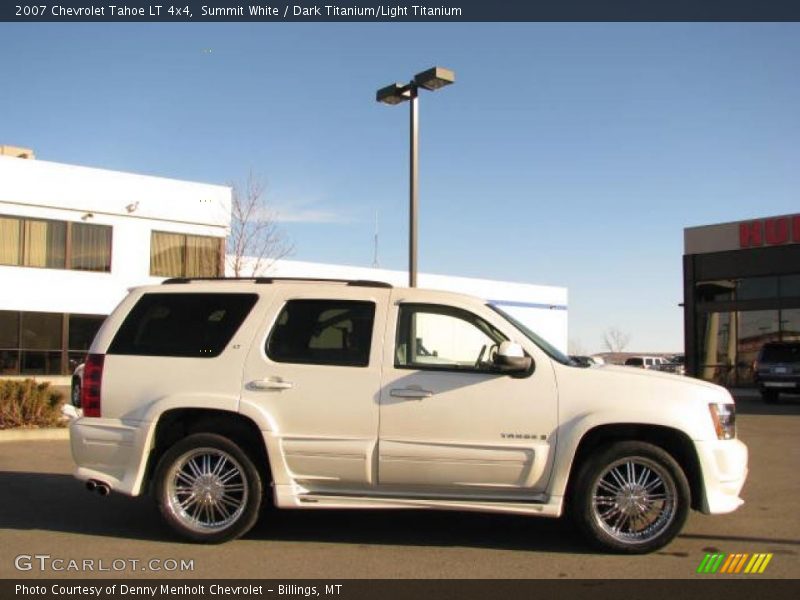 Summit White / Dark Titanium/Light Titanium 2007 Chevrolet Tahoe LT 4x4