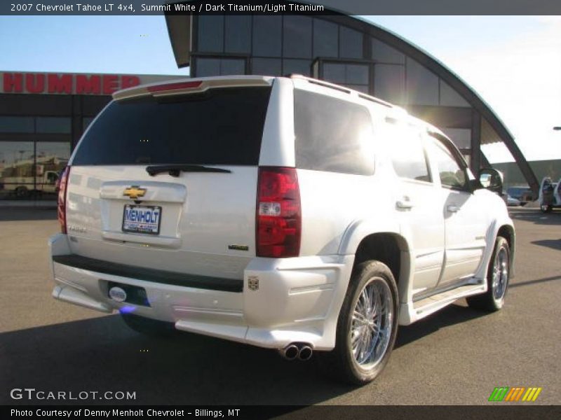Summit White / Dark Titanium/Light Titanium 2007 Chevrolet Tahoe LT 4x4