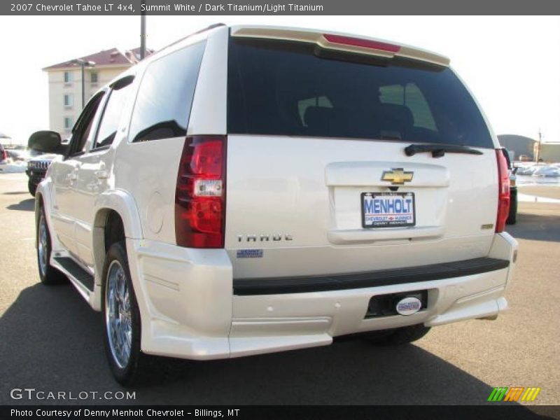 Summit White / Dark Titanium/Light Titanium 2007 Chevrolet Tahoe LT 4x4