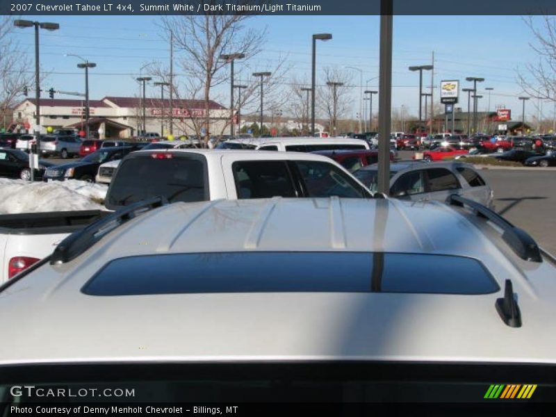Summit White / Dark Titanium/Light Titanium 2007 Chevrolet Tahoe LT 4x4