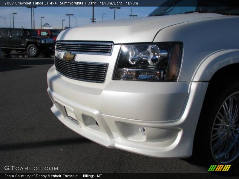 Summit White / Dark Titanium/Light Titanium 2007 Chevrolet Tahoe LT 4x4