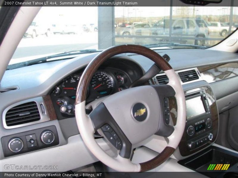 Summit White / Dark Titanium/Light Titanium 2007 Chevrolet Tahoe LT 4x4