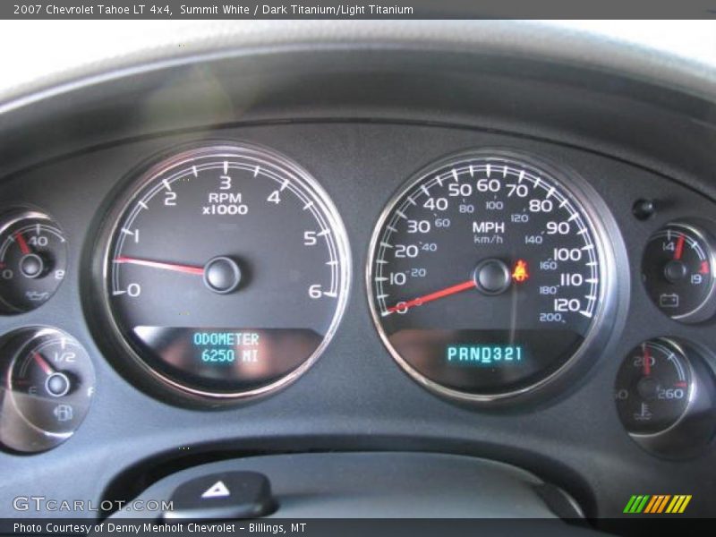 Summit White / Dark Titanium/Light Titanium 2007 Chevrolet Tahoe LT 4x4
