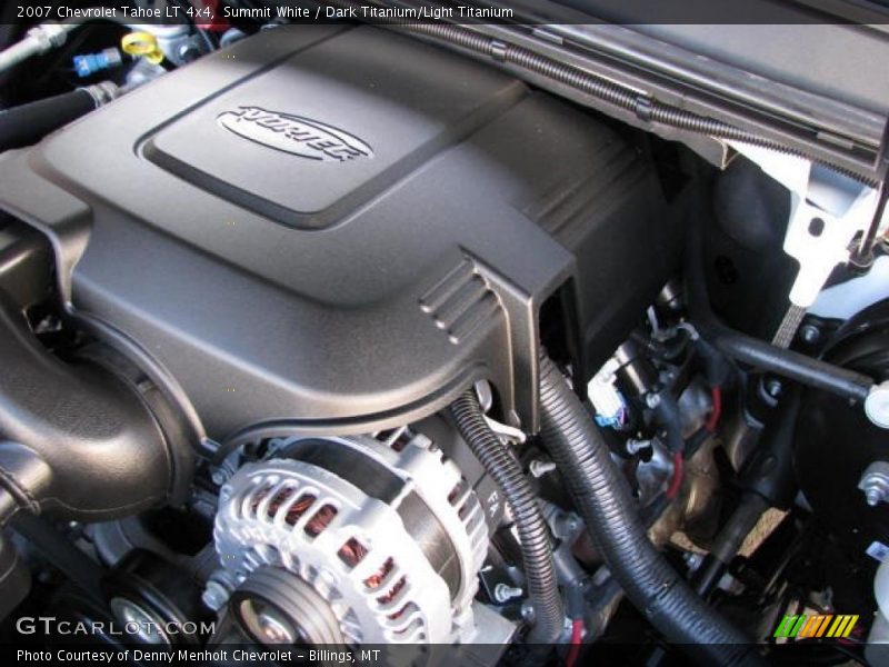 Summit White / Dark Titanium/Light Titanium 2007 Chevrolet Tahoe LT 4x4