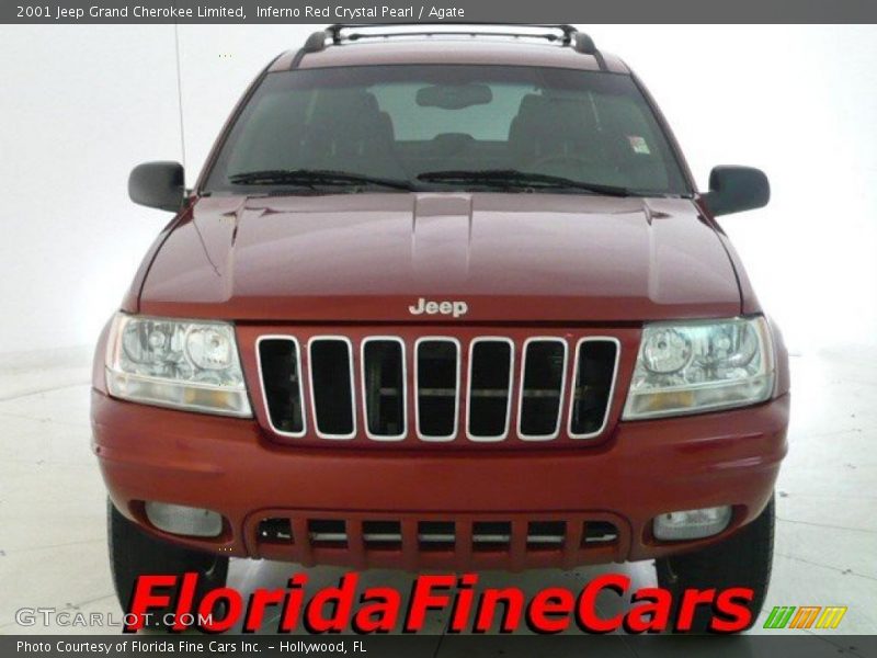 Inferno Red Crystal Pearl / Agate 2001 Jeep Grand Cherokee Limited