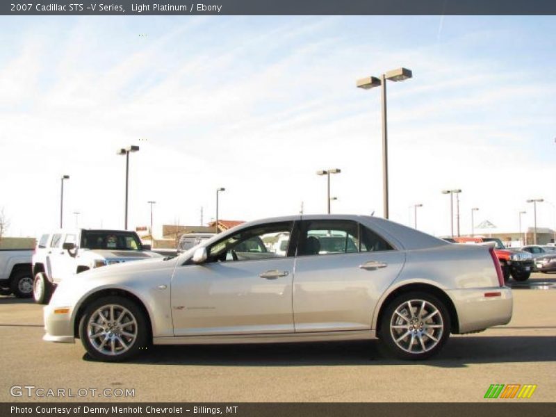 Light Platinum / Ebony 2007 Cadillac STS -V Series