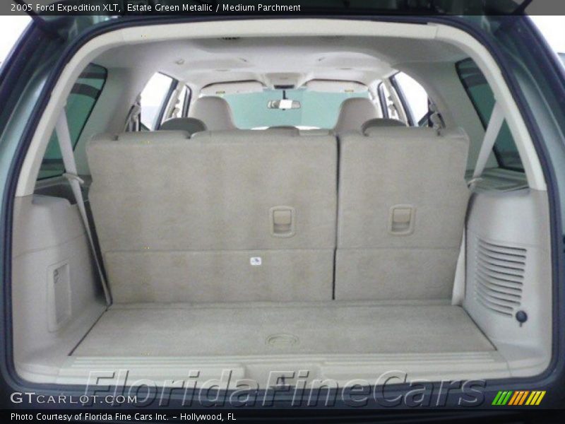 Estate Green Metallic / Medium Parchment 2005 Ford Expedition XLT