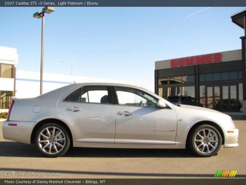Light Platinum / Ebony 2007 Cadillac STS -V Series