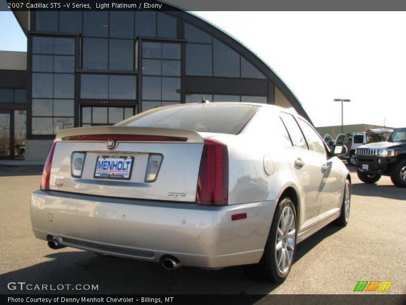 Light Platinum / Ebony 2007 Cadillac STS -V Series