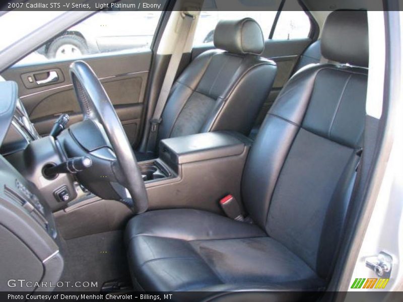 Light Platinum / Ebony 2007 Cadillac STS -V Series