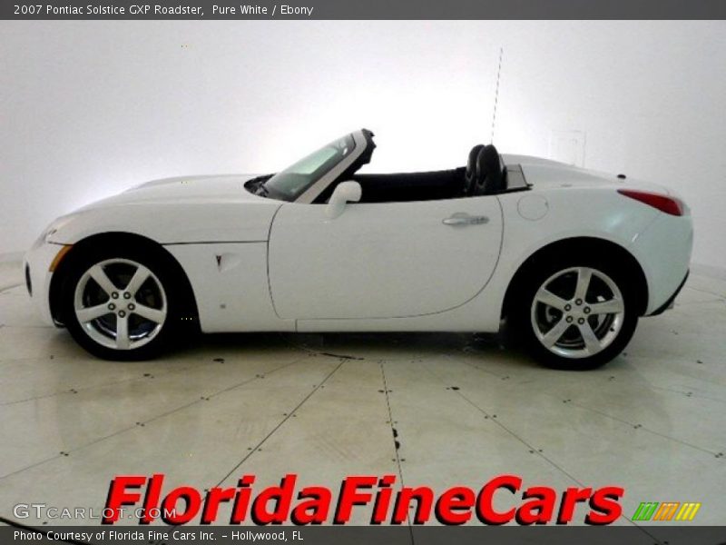 Pure White / Ebony 2007 Pontiac Solstice GXP Roadster