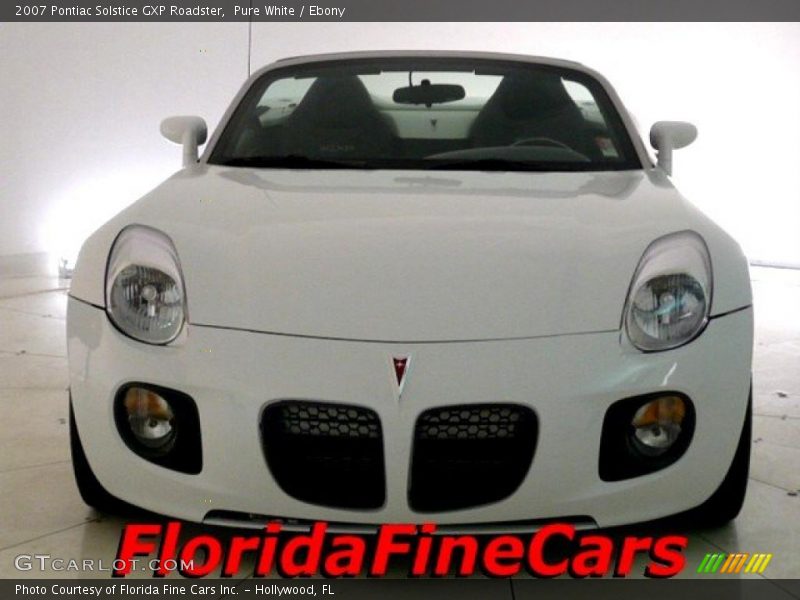 Pure White / Ebony 2007 Pontiac Solstice GXP Roadster