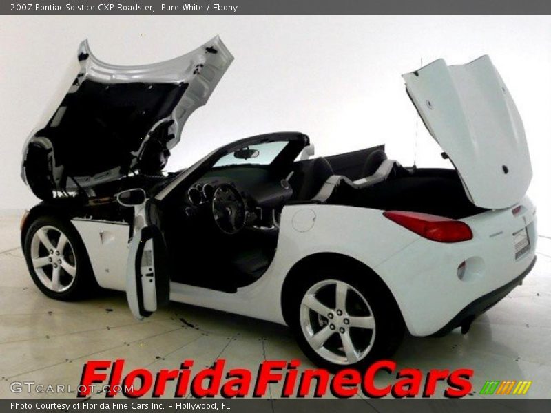 Pure White / Ebony 2007 Pontiac Solstice GXP Roadster
