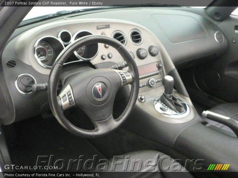 Pure White / Ebony 2007 Pontiac Solstice GXP Roadster