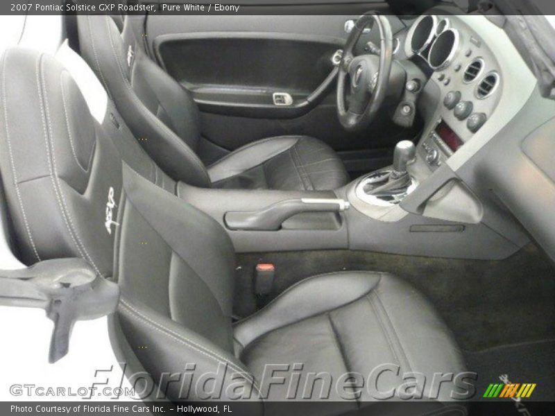 Pure White / Ebony 2007 Pontiac Solstice GXP Roadster