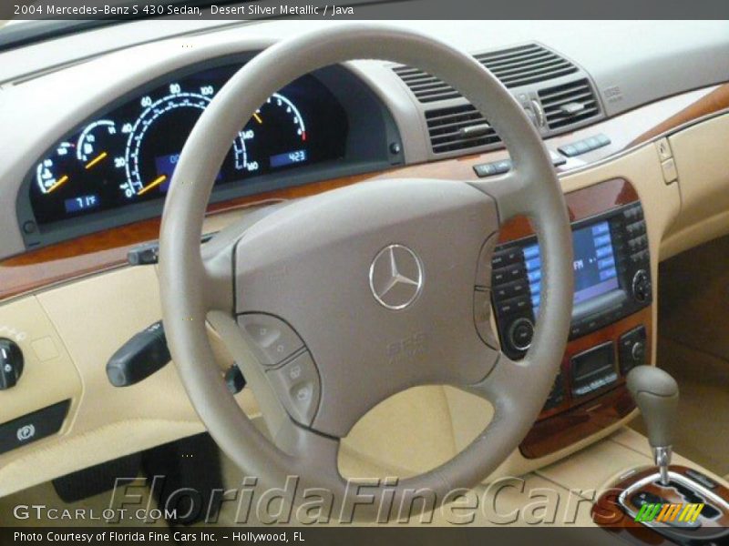 Desert Silver Metallic / Java 2004 Mercedes-Benz S 430 Sedan