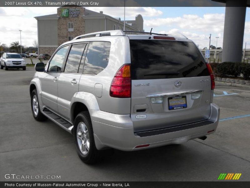 Titanium Metallic / Dark Gray 2007 Lexus GX 470