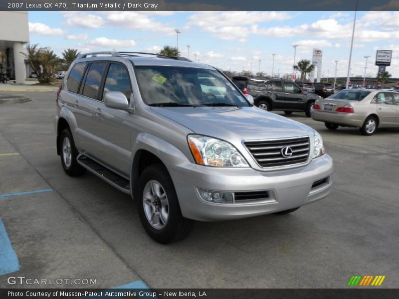 Titanium Metallic / Dark Gray 2007 Lexus GX 470