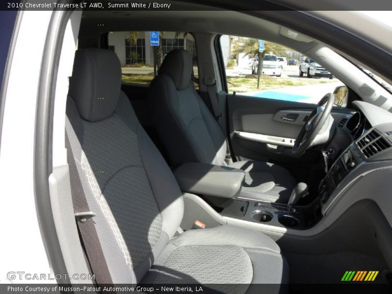 Summit White / Ebony 2010 Chevrolet Traverse LT AWD