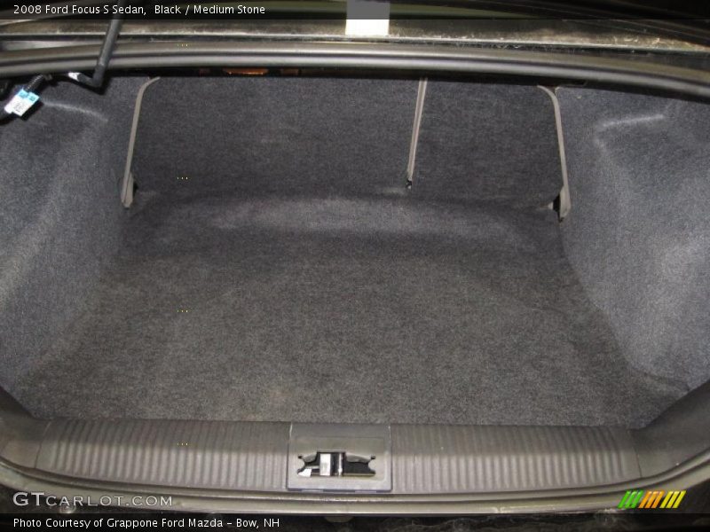 Black / Medium Stone 2008 Ford Focus S Sedan