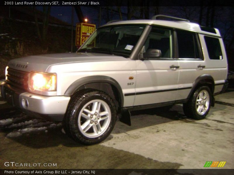 Zambezi Silver / Black 2003 Land Rover Discovery SE7