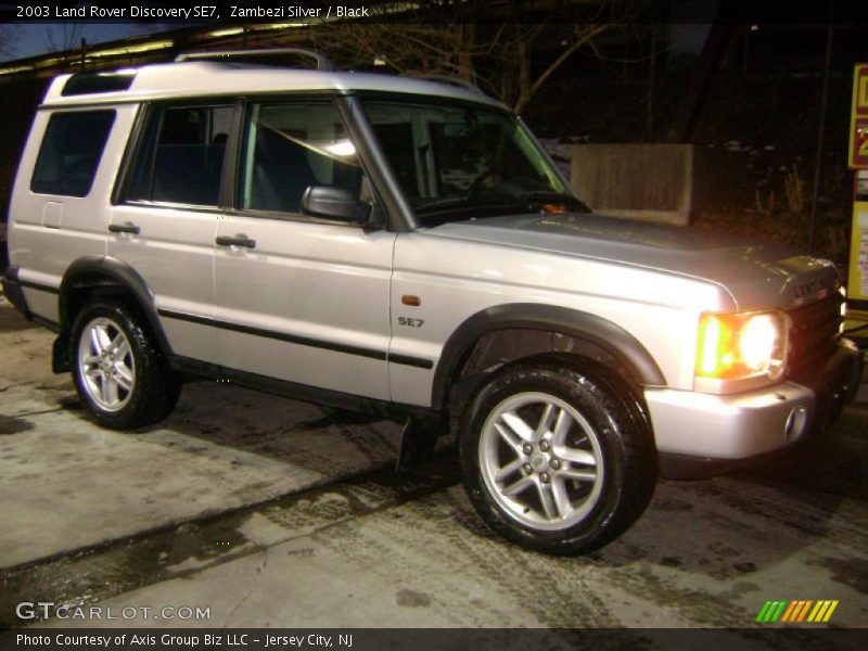 Zambezi Silver / Black 2003 Land Rover Discovery SE7