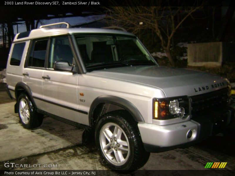 Zambezi Silver / Black 2003 Land Rover Discovery SE7