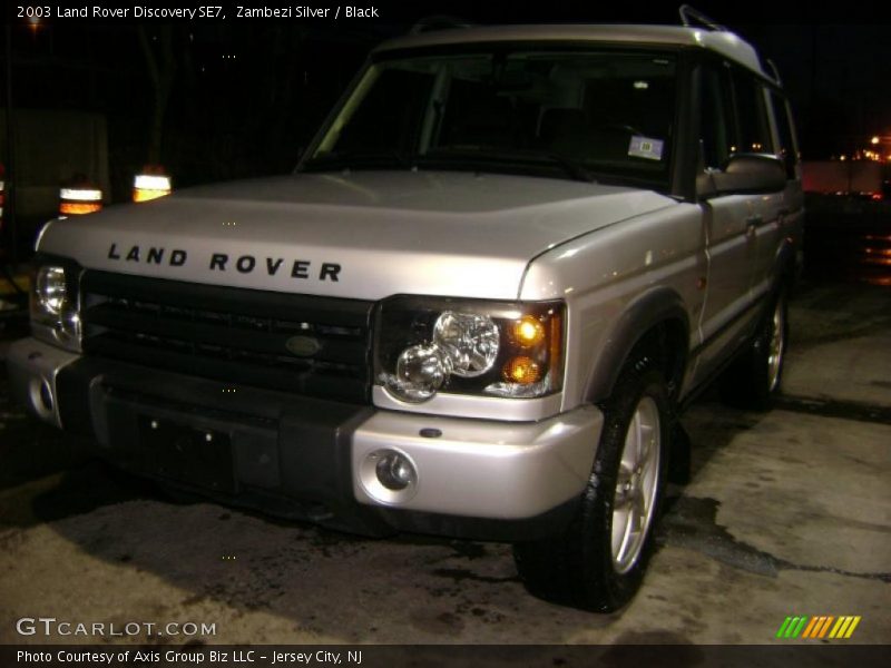 Zambezi Silver / Black 2003 Land Rover Discovery SE7