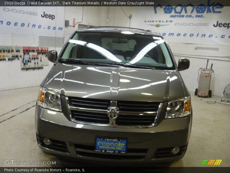 Dark Titanium Metallic / Medium Slate Gray/Light Shale 2010 Dodge Grand Caravan SXT