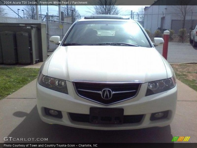 Premium White Pearl / Parchment 2004 Acura TSX Sedan