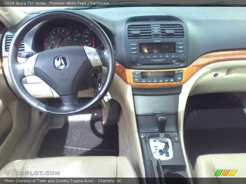 Premium White Pearl / Parchment 2004 Acura TSX Sedan