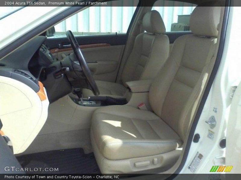 Premium White Pearl / Parchment 2004 Acura TSX Sedan
