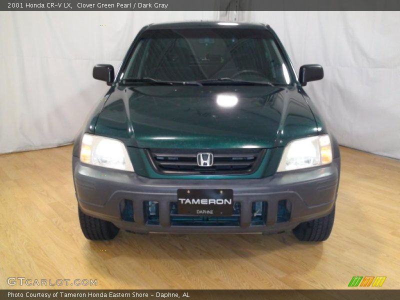 Clover Green Pearl / Dark Gray 2001 Honda CR-V LX