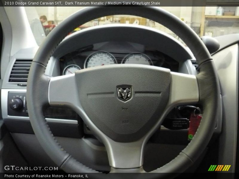 Dark Titanium Metallic / Medium Slate Gray/Light Shale 2010 Dodge Grand Caravan SXT