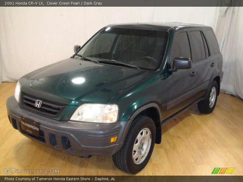 Clover Green Pearl / Dark Gray 2001 Honda CR-V LX