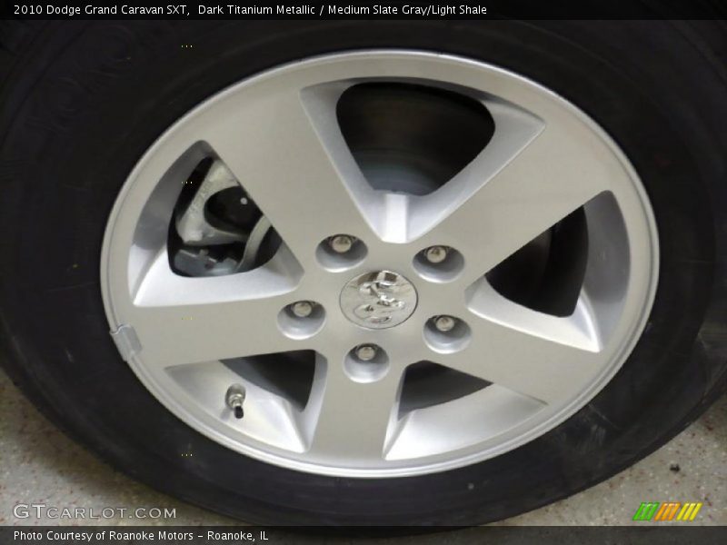 Dark Titanium Metallic / Medium Slate Gray/Light Shale 2010 Dodge Grand Caravan SXT