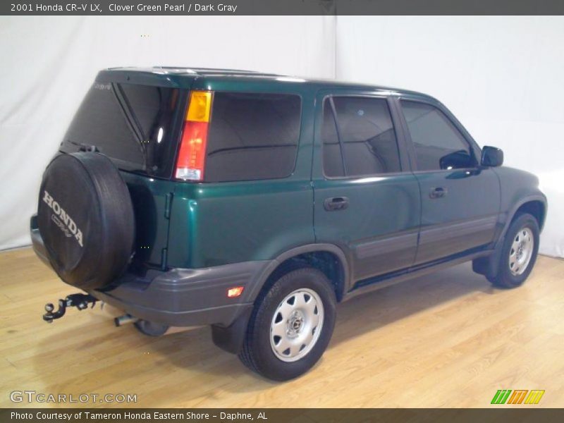 Clover Green Pearl / Dark Gray 2001 Honda CR-V LX