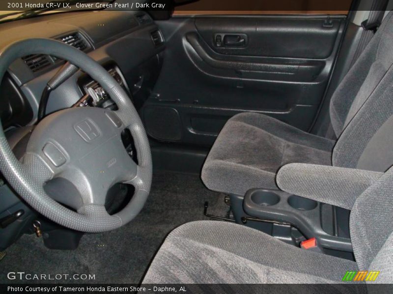 Clover Green Pearl / Dark Gray 2001 Honda CR-V LX