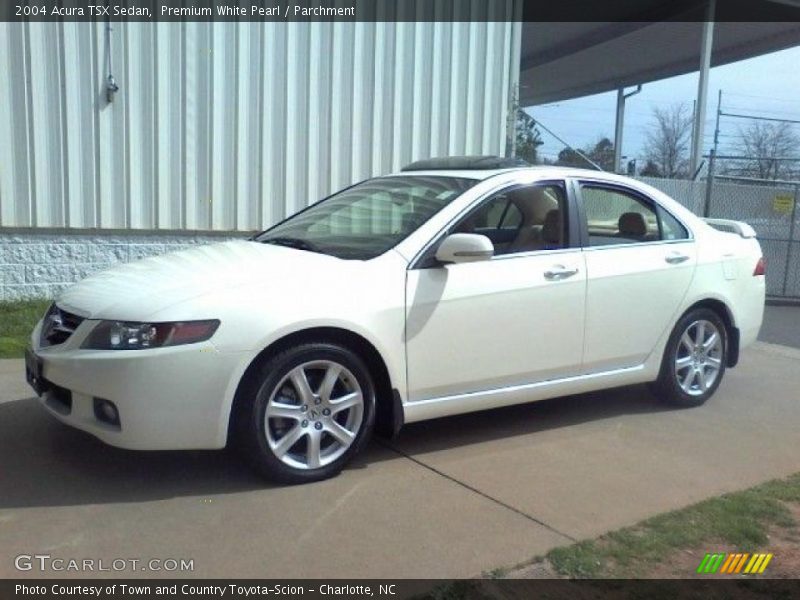 Premium White Pearl / Parchment 2004 Acura TSX Sedan