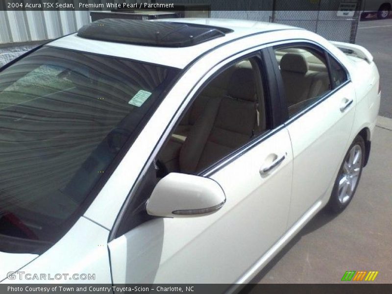 Premium White Pearl / Parchment 2004 Acura TSX Sedan