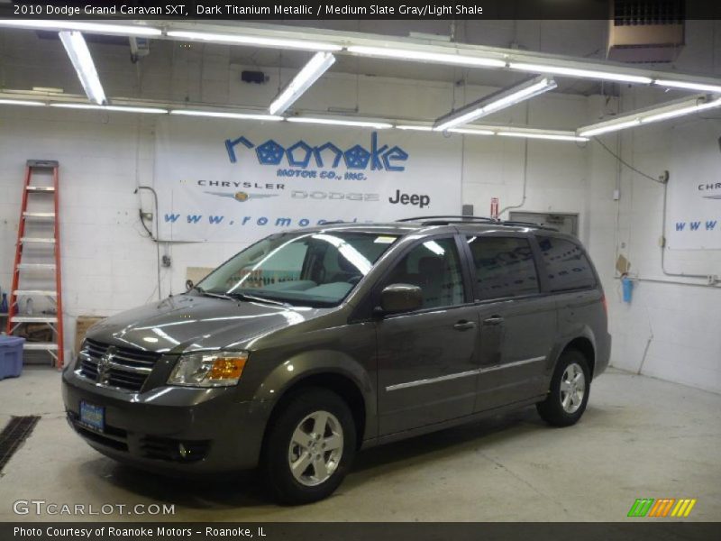 Dark Titanium Metallic / Medium Slate Gray/Light Shale 2010 Dodge Grand Caravan SXT