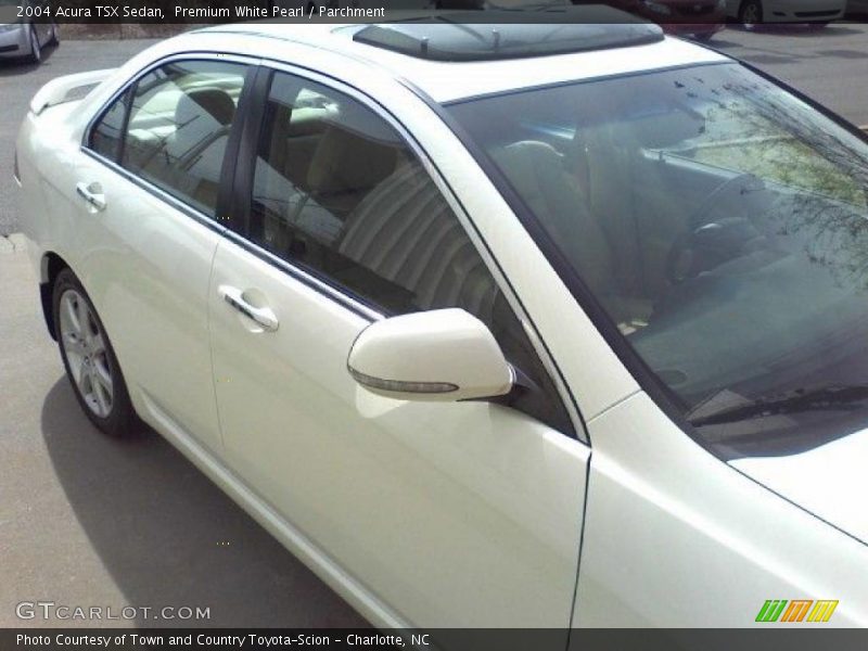 Premium White Pearl / Parchment 2004 Acura TSX Sedan