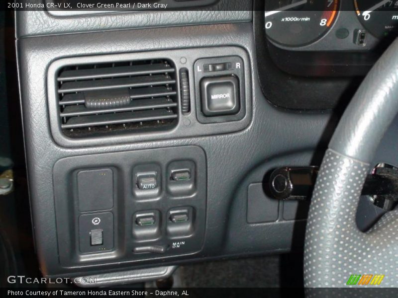 Clover Green Pearl / Dark Gray 2001 Honda CR-V LX