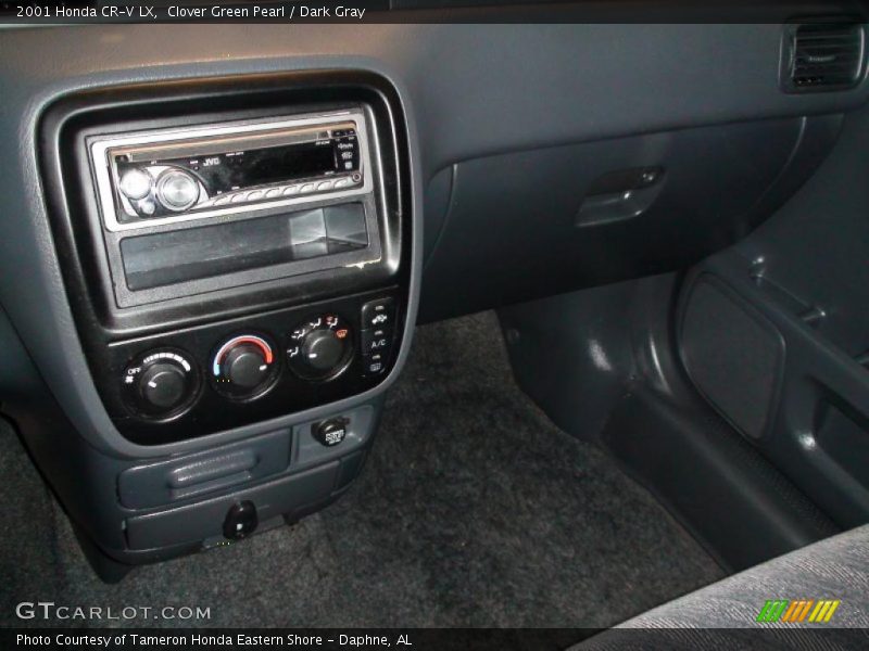 Clover Green Pearl / Dark Gray 2001 Honda CR-V LX
