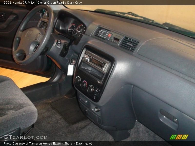 Clover Green Pearl / Dark Gray 2001 Honda CR-V LX