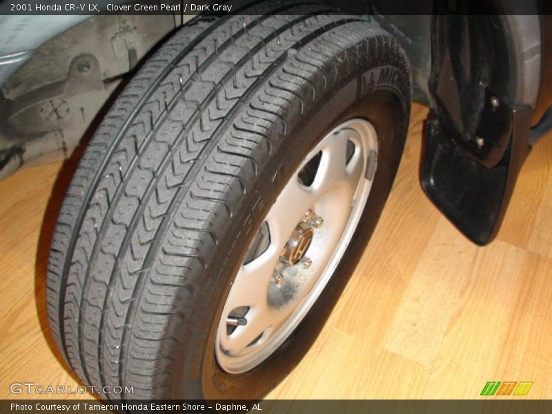 Clover Green Pearl / Dark Gray 2001 Honda CR-V LX