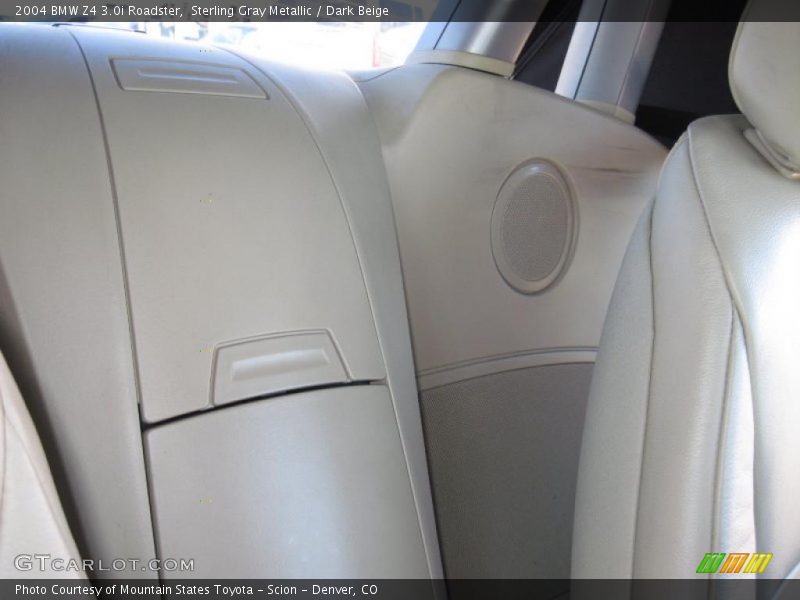 Sterling Gray Metallic / Dark Beige 2004 BMW Z4 3.0i Roadster