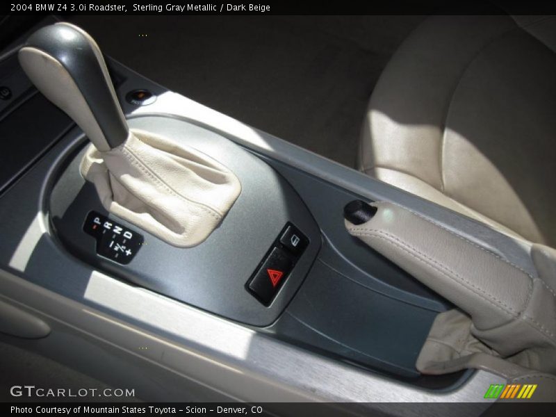 Sterling Gray Metallic / Dark Beige 2004 BMW Z4 3.0i Roadster